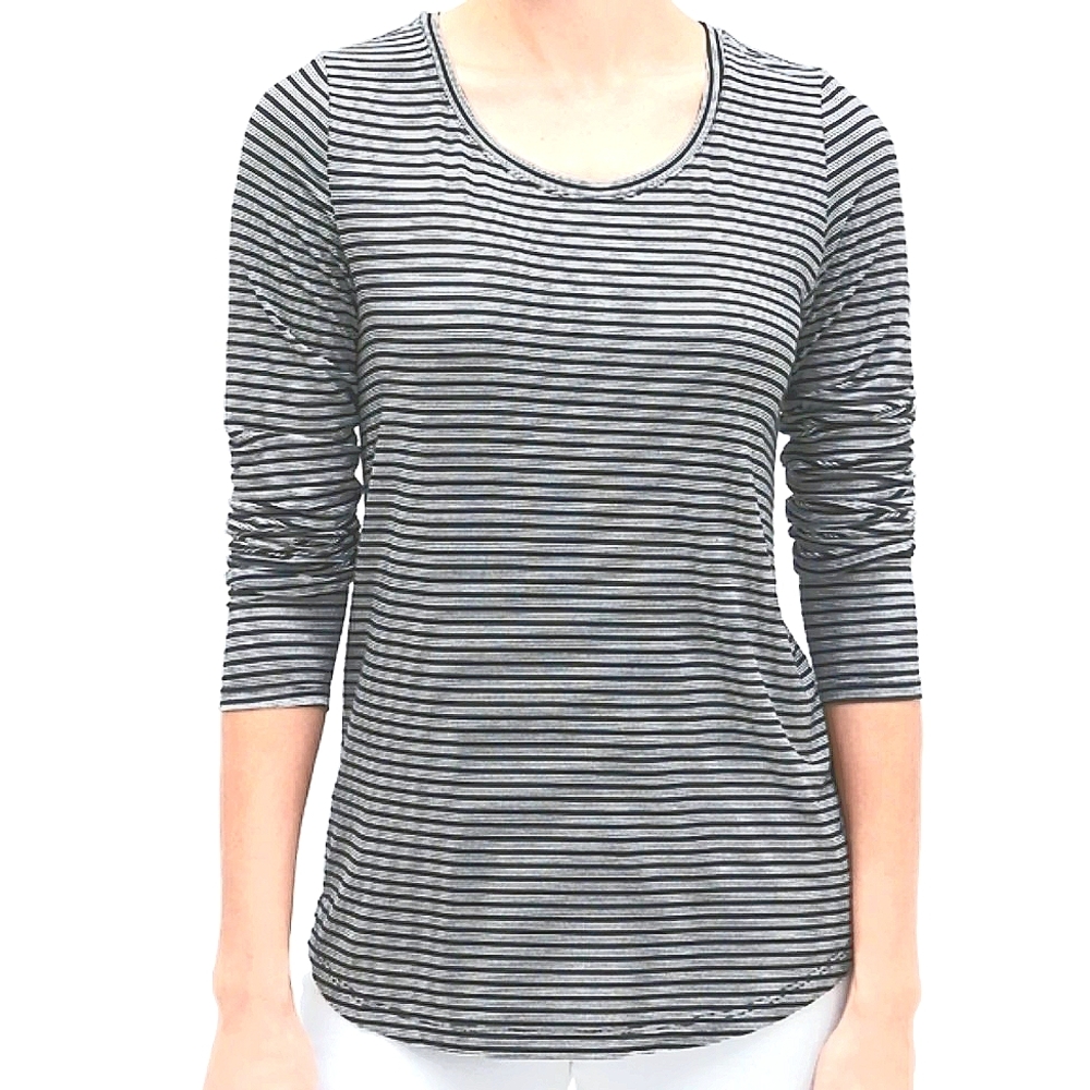 GAP Electric Blue Stripe Long Sleeve T-Shirt